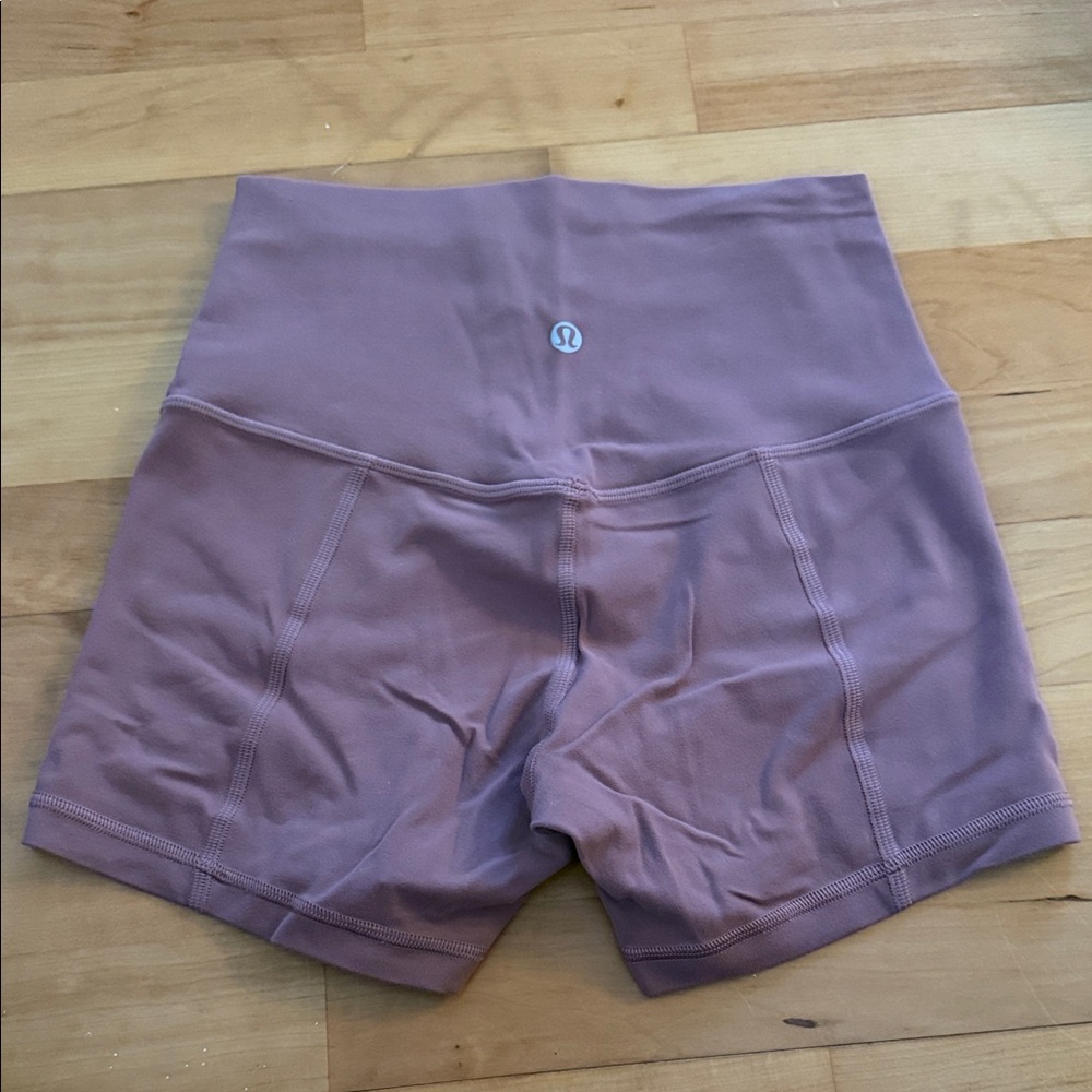 lululemon athletica Women's Dusty Purple Yoga Bike Shorts
